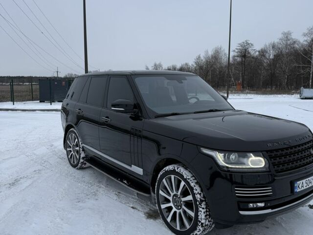 Черный Ленд Ровер Рендж Ровер, объемом двигателя 5 л и пробегом 235 тыс. км за 29990 $, фото 1 на Automoto.ua
