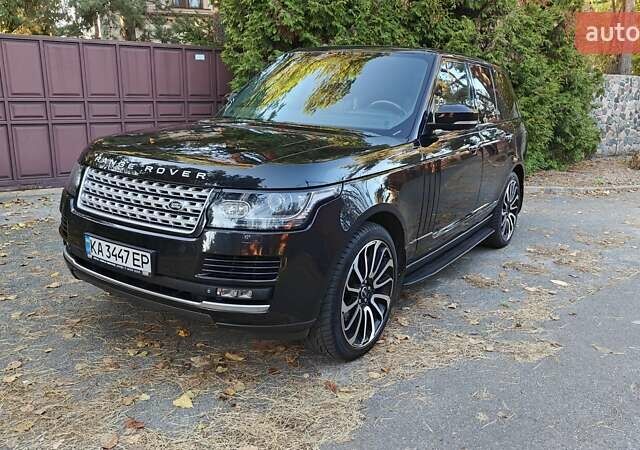 Черный Ленд Ровер Рендж Ровер, объемом двигателя 5 л и пробегом 137 тыс. км за 32000 $, фото 1 на Automoto.ua