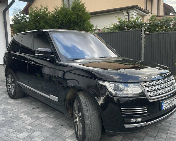 Черный Ленд Ровер Рендж Ровер, объемом двигателя 4.37 л и пробегом 210 тыс. км за 39999 $, фото 1 на Automoto.ua