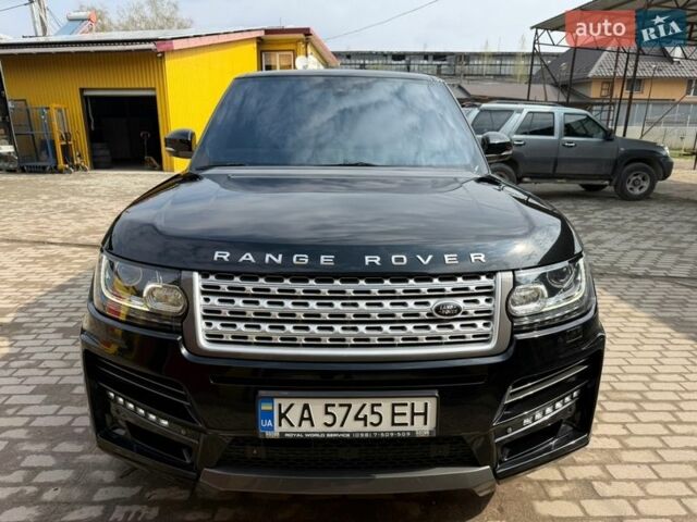 Чорний Ленд Ровер Рендж Ровер, об'ємом двигуна 5 л та пробігом 121 тис. км за 48900 $, фото 1 на Automoto.ua