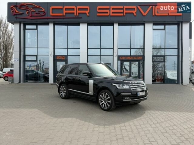 Черный Ленд Ровер Рендж Ровер, объемом двигателя 4.37 л и пробегом 112 тыс. км за 49999 $, фото 1 на Automoto.ua