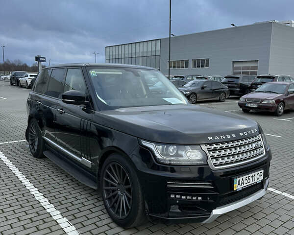 Черный Ленд Ровер Рендж Ровер, объемом двигателя 4.37 л и пробегом 214 тыс. км за 32000 $, фото 1 на Automoto.ua