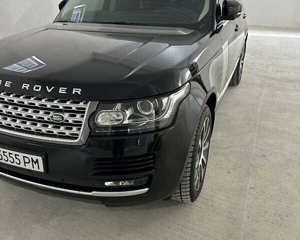Черный Ленд Ровер Рендж Ровер, объемом двигателя 4.37 л и пробегом 41 тыс. км за 67000 $, фото 1 на Automoto.ua