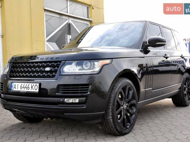 Черный Ленд Ровер Рендж Ровер, объемом двигателя 3 л и пробегом 110 тыс. км за 29500 $, фото 1 на Automoto.ua