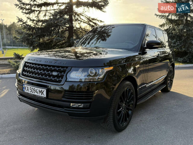 Черный Ленд Ровер Рендж Ровер, объемом двигателя 4.37 л и пробегом 199 тыс. км за 37500 $, фото 1 на Automoto.ua