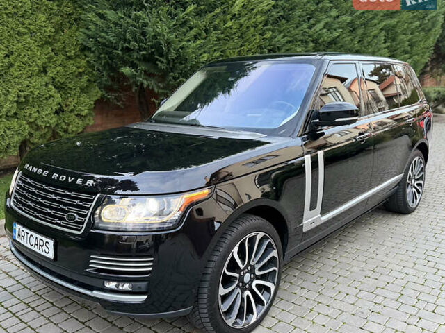 Черный Ленд Ровер Рендж Ровер, объемом двигателя 5 л и пробегом 155 тыс. км за 39900 $, фото 1 на Automoto.ua