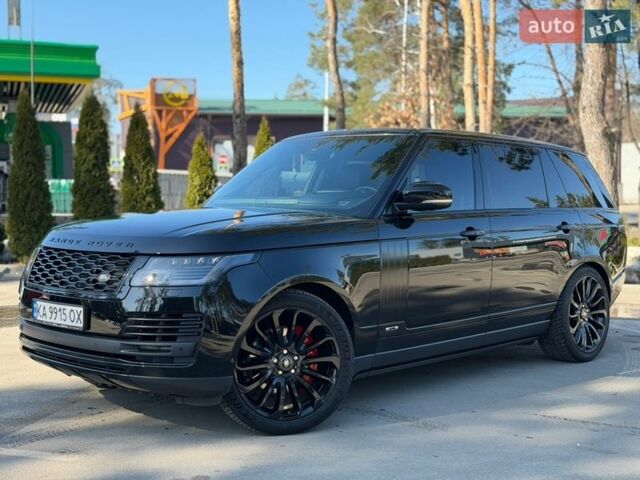 Черный Ленд Ровер Рендж Ровер, объемом двигателя 5 л и пробегом 105 тыс. км за 52000 $, фото 1 на Automoto.ua