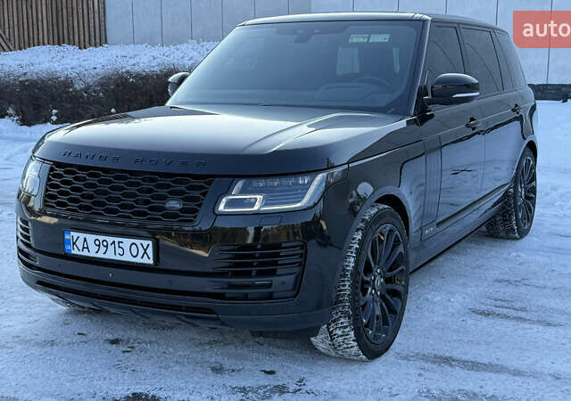 Черный Ленд Ровер Рендж Ровер, объемом двигателя 5 л и пробегом 104 тыс. км за 55900 $, фото 1 на Automoto.ua