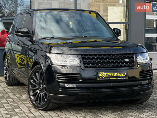 Черный Ленд Ровер Рендж Ровер, объемом двигателя 4.37 л и пробегом 115 тыс. км за 51500 $, фото 1 на Automoto.ua