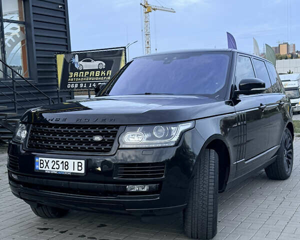 Черный Ленд Ровер Рендж Ровер, объемом двигателя 3 л и пробегом 136 тыс. км за 42000 $, фото 1 на Automoto.ua