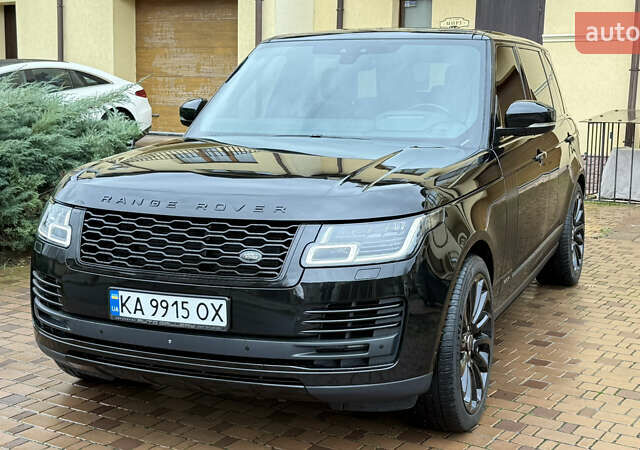 Чорний Ленд Ровер Рендж Ровер, об'ємом двигуна 5 л та пробігом 103 тис. км за 62000 $, фото 1 на Automoto.ua