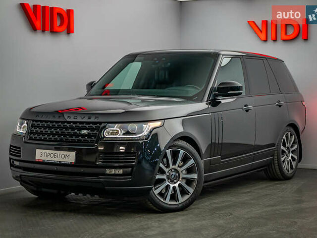 Черный Ленд Ровер Рендж Ровер, объемом двигателя 4.4 л и пробегом 116 тыс. км за 49598 $, фото 1 на Automoto.ua