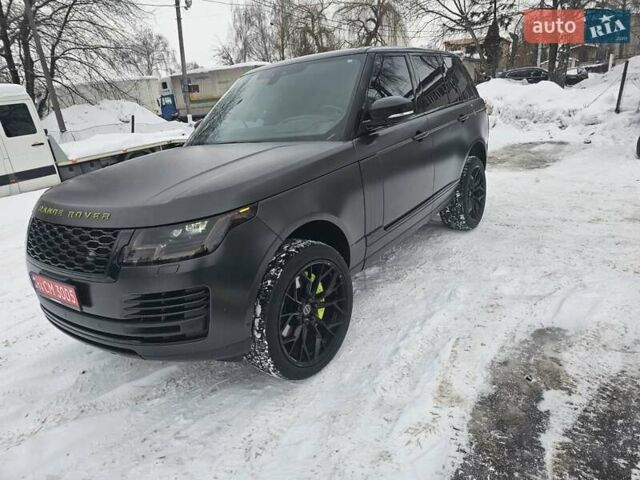 Черный Ленд Ровер Рендж Ровер, объемом двигателя 3 л и пробегом 158 тыс. км за 44444 $, фото 1 на Automoto.ua