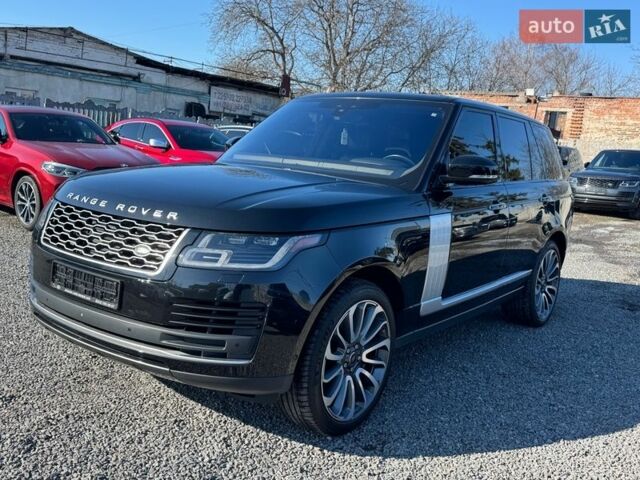 Чорний Ленд Ровер Рендж Ровер, об'ємом двигуна 5 л та пробігом 194 тис. км за 48900 $, фото 1 на Automoto.ua