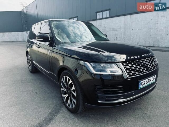 Черный Ленд Ровер Рендж Ровер, объемом двигателя 4.37 л и пробегом 90 тыс. км за 65000 $, фото 1 на Automoto.ua