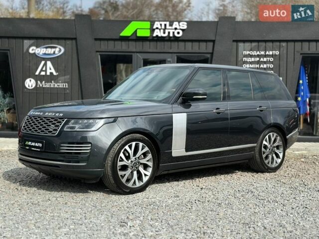 Черный Ленд Ровер Рендж Ровер, объемом двигателя 4.37 л и пробегом 91 тыс. км за 69000 $, фото 1 на Automoto.ua