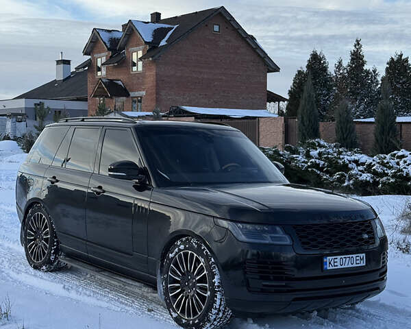 Черный Ленд Ровер Рендж Ровер, объемом двигателя 4.37 л и пробегом 155 тыс. км за 67000 $, фото 1 на Automoto.ua