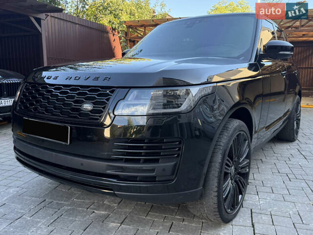 Черный Ленд Ровер Рендж Ровер, объемом двигателя 5 л и пробегом 95 тыс. км за 54000 $, фото 1 на Automoto.ua
