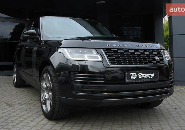 Черный Ленд Ровер Рендж Ровер, объемом двигателя 4.37 л и пробегом 128 тыс. км за 79500 $, фото 1 на Automoto.ua