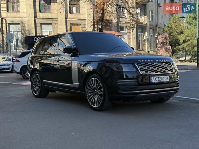 Ленд Ровер Рендж Ровер 2019 у Києві на Automoto.ua Чорний Ленд Ровер Рендж Ровер, об'ємом двигуна 3 л та пробігом 90 тис. км за 71000 $, фото 1 на Automoto.ua