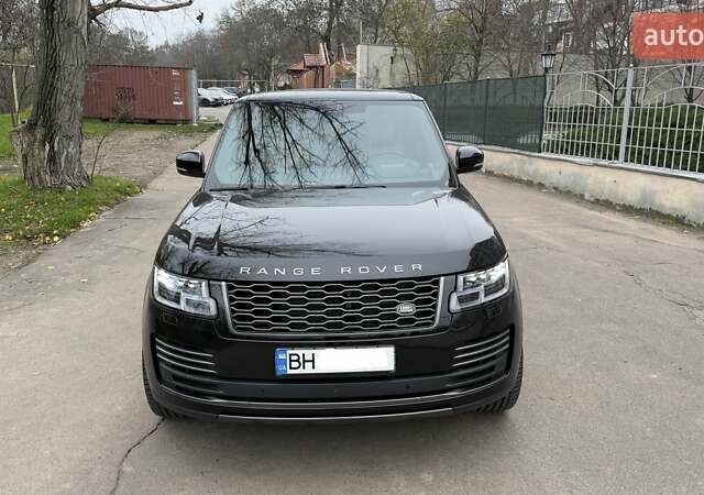 Черный Ленд Ровер Рендж Ровер, объемом двигателя 4.37 л и пробегом 52 тыс. км за 115000 $, фото 1 на Automoto.ua