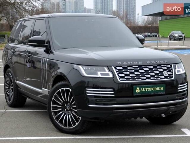 Черный Ленд Ровер Рендж Ровер, объемом двигателя 5 л и пробегом 115 тыс. км за 82999 $, фото 1 на Automoto.ua