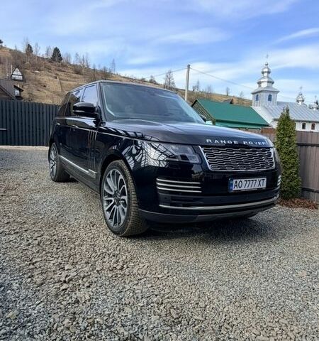 Черный Ленд Ровер Рендж Ровер, объемом двигателя 5 л и пробегом 78 тыс. км за 87000 $, фото 1 на Automoto.ua