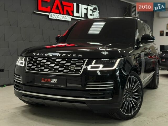 Черный Ленд Ровер Рендж Ровер, объемом двигателя 3 л и пробегом 49 тыс. км за 93500 $, фото 1 на Automoto.ua