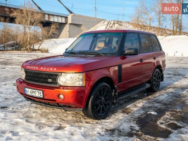 Червоний Ленд Ровер Рендж Ровер, об'ємом двигуна 4.2 л та пробігом 406 тис. км за 9520 $, фото 1 на Automoto.ua