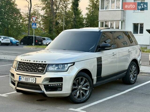 Серый Ленд Ровер Рендж Ровер, объемом двигателя 4.37 л и пробегом 210 тыс. км за 41499 $, фото 1 на Automoto.ua