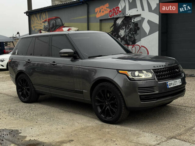 Серый Ленд Ровер Рендж Ровер, объемом двигателя 3 л и пробегом 213 тыс. км за 29999 $, фото 1 на Automoto.ua