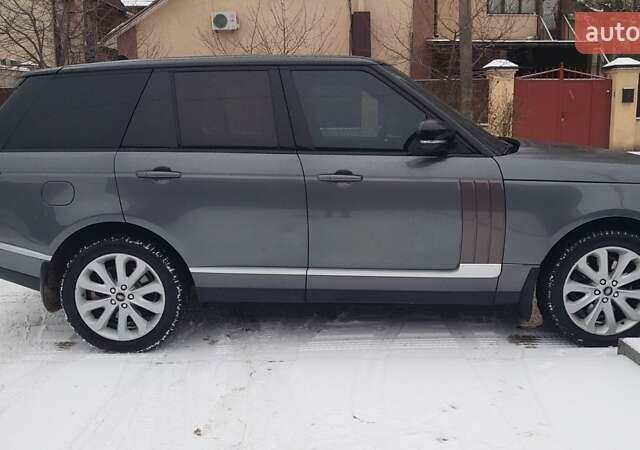 Серый Ленд Ровер Рендж Ровер, объемом двигателя 2.99 л и пробегом 245 тыс. км за 36000 $, фото 1 на Automoto.ua