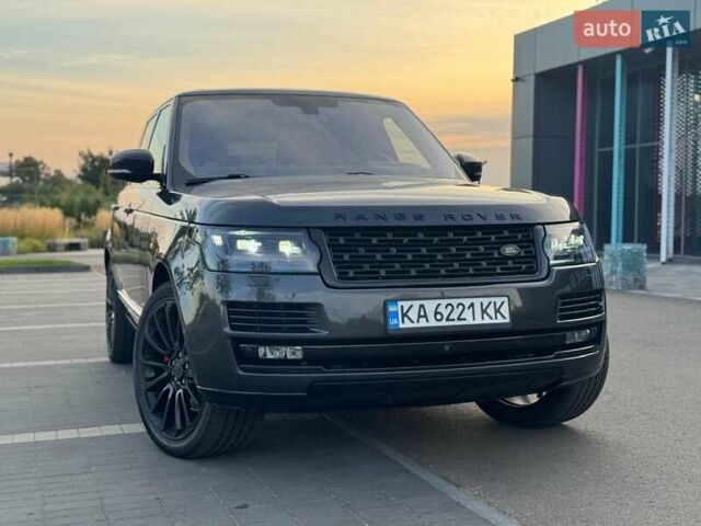 Сірий Ленд Ровер Рендж Ровер, об'ємом двигуна 5 л та пробігом 110 тис. км за 34500 $, фото 1 на Automoto.ua