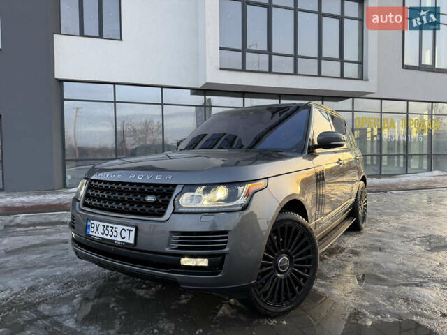 Серый Ленд Ровер Рендж Ровер, объемом двигателя 3 л и пробегом 190 тыс. км за 39500 $, фото 1 на Automoto.ua