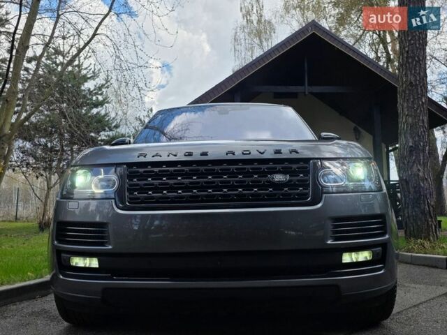 Серый Ленд Ровер Рендж Ровер, объемом двигателя 4.37 л и пробегом 177 тыс. км за 52000 $, фото 1 на Automoto.ua