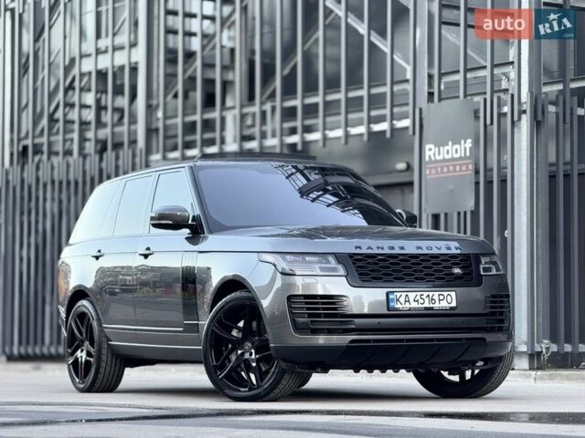 Серый Ленд Ровер Рендж Ровер, объемом двигателя 3 л и пробегом 168 тыс. км за 45000 $, фото 1 на Automoto.ua