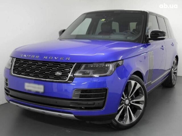 Синий Ленд Ровер Рендж Ровер, объемом двигателя 0 л и пробегом 6 тыс. км за 89700 $, фото 1 на Automoto.ua