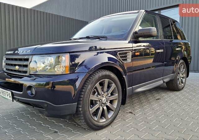 Синий Ленд Ровер Рендж Ровер, объемом двигателя 4.4 л и пробегом 175 тыс. км за 9300 $, фото 1 на Automoto.ua