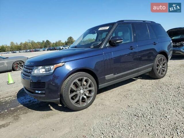 Синий Ленд Ровер Рендж Ровер, объемом двигателя 3 л и пробегом 160 тыс. км за 7000 $, фото 1 на Automoto.ua