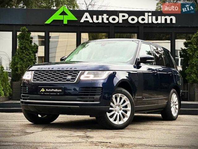 Синий Ленд Ровер Рендж Ровер, объемом двигателя 4.37 л и пробегом 197 тыс. км за 56000 $, фото 1 на Automoto.ua