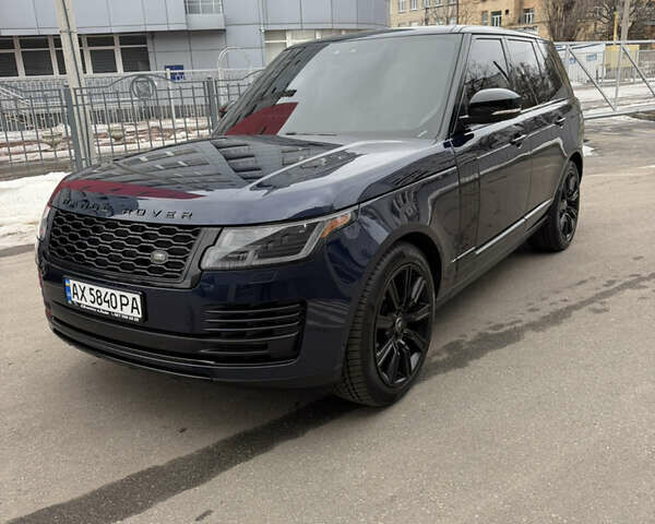 Синий Ленд Ровер Рендж Ровер, объемом двигателя 2.99 л и пробегом 154 тыс. км за 51000 $, фото 1 на Automoto.ua