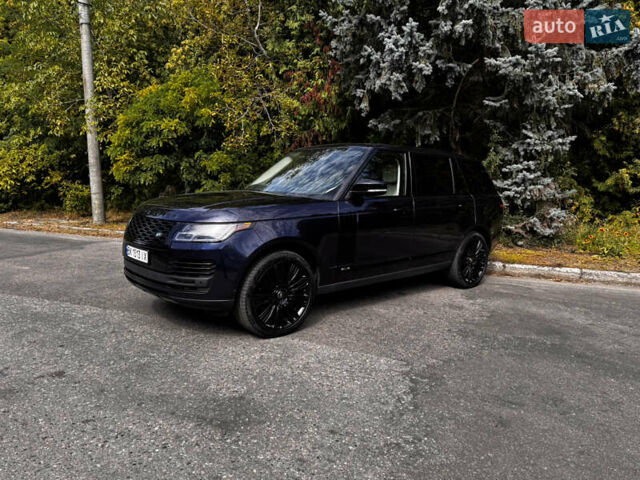 Ленд Ровер Рендж Ровер 2019 в Киеве на Automoto.ua Синий Ленд Ровер Рендж Ровер, объемом двигателя 5 л и пробегом 87 тыс. км за 63500 $, фото 1 на Automoto.ua