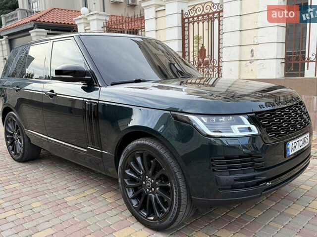 Зеленый Ленд Ровер Рендж Ровер, объемом двигателя 5 л и пробегом 168 тыс. км за 29900 $, фото 1 на Automoto.ua