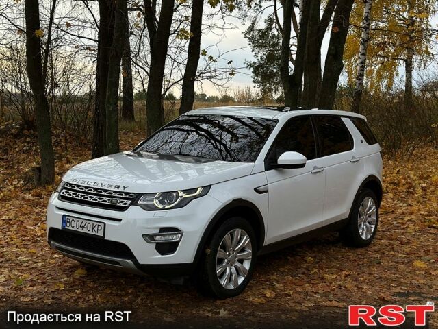 Белый Ленд Ровер Discovery Sport, объемом двигателя 2 л и пробегом 101 тыс. км за 17800 $, фото 1 на Automoto.ua