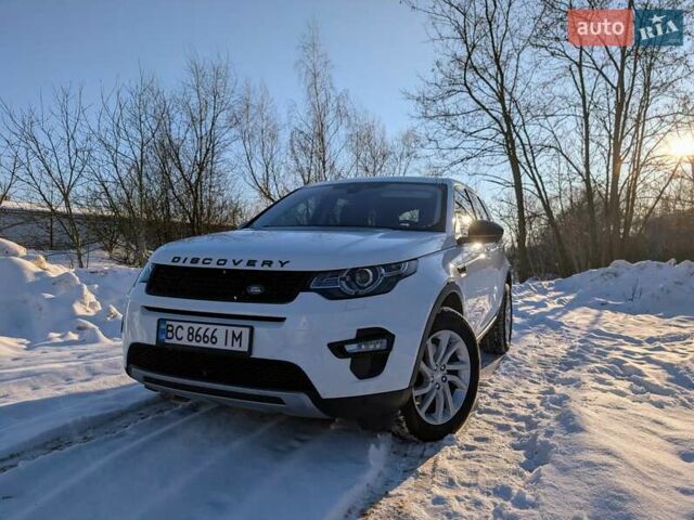Белый Ленд Ровер Discovery Sport, объемом двигателя 2 л и пробегом 104 тыс. км за 22400 $, фото 1 на Automoto.ua
