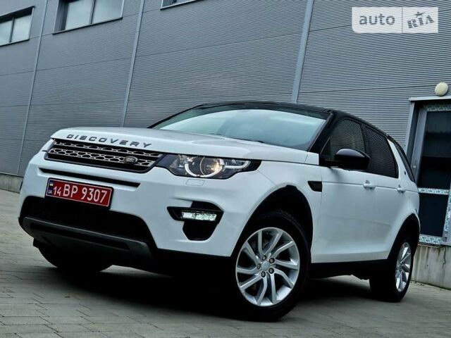 Белый Ленд Ровер Discovery Sport, объемом двигателя 2 л и пробегом 132 тыс. км за 21450 $, фото 1 на Automoto.ua