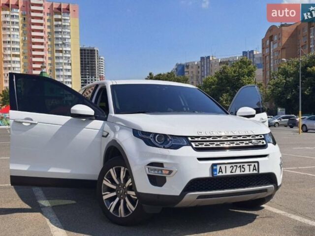 Білий Ленд Ровер Discovery Sport, об'ємом двигуна 2 л та пробігом 108 тис. км за 22500 $, фото 1 на Automoto.ua