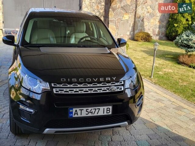 Черный Ленд Ровер Discovery Sport, объемом двигателя 2 л и пробегом 162 тыс. км за 18500 $, фото 1 на Automoto.ua