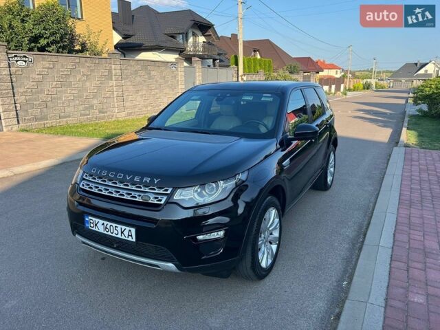 Черный Ленд Ровер Discovery Sport, объемом двигателя 2 л и пробегом 158 тыс. км за 15499 $, фото 1 на Automoto.ua