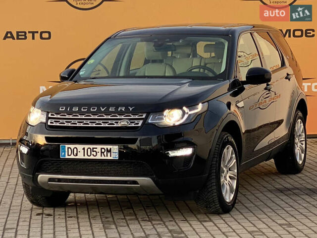 Черный Ленд Ровер Discovery Sport, объемом двигателя 2.2 л и пробегом 220 тыс. км за 17700 $, фото 1 на Automoto.ua